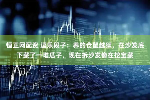 恒正网配资 逗乐段子：养的仓鼠越狱，在沙发底下藏了一堆瓜子，现在拆沙发像在挖宝藏